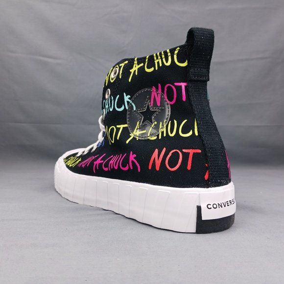 Converse UNTITL3D High Not A Chuck Men's Casual Shoes 173165C Black Sizes 10-12 - Picture 6 of 9